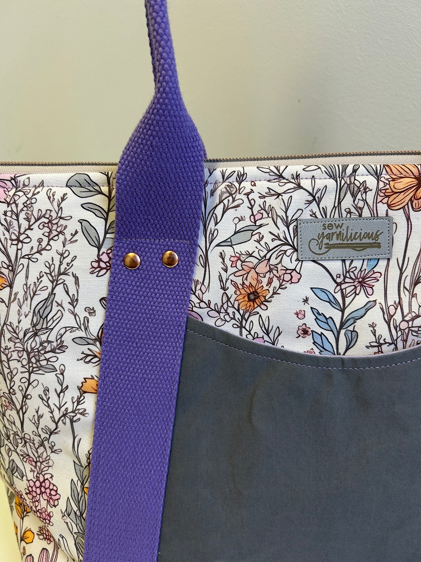 Everyday Bag Purple Floral
