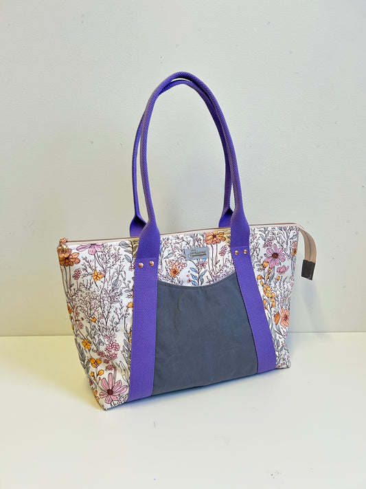 Everyday Bag Purple Floral